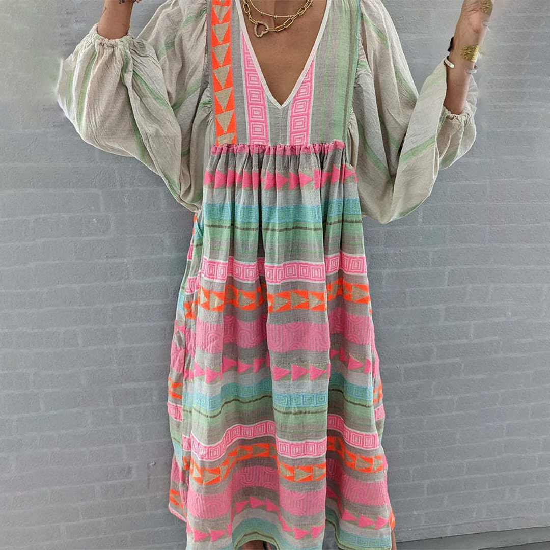 Jessenia - Bequemes Boho-Kleid
