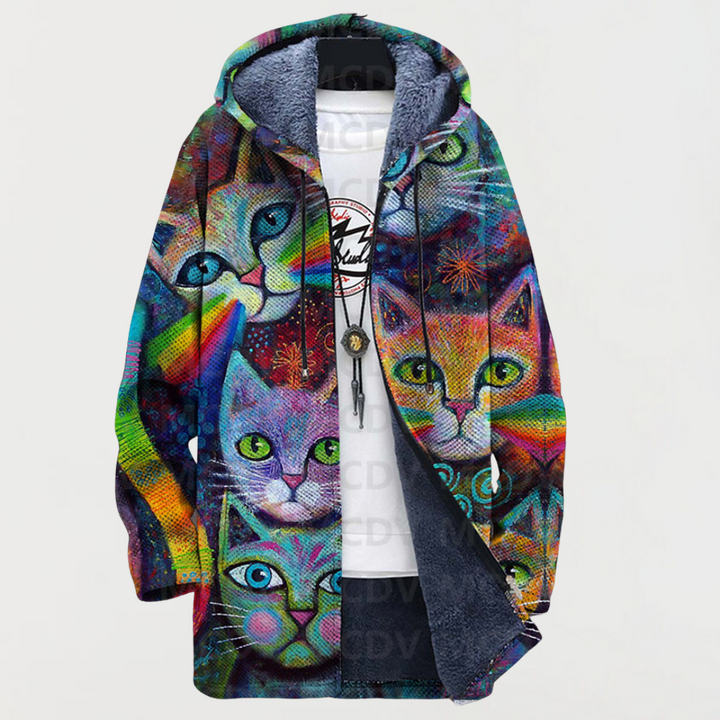 Regeboge-Chatz-Sweatshirt
