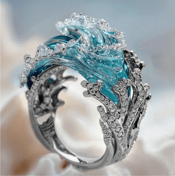 Aprikose-inspirierte Ring Vizuuri