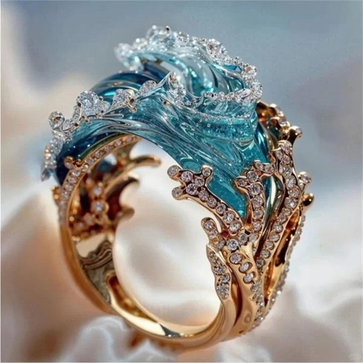 Aprikose-inspirierte Ring Vizuuri
