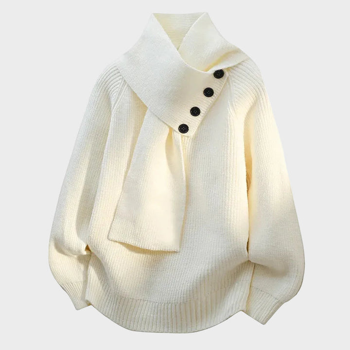 Arielle – Bequemer Pullover mit Schalkragen
