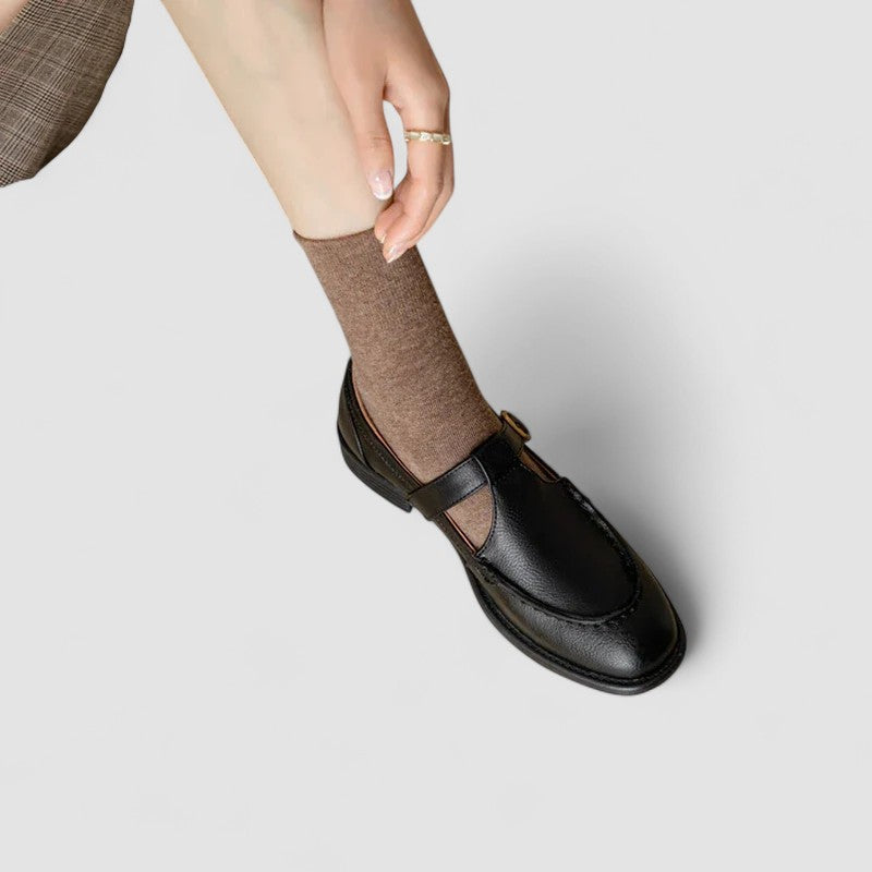 Zhelynne | Orthopädische Mary-Jane-Schuhe mit quadratischer Spitze