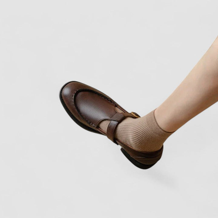 Zhelynne | Orthopädische Mary-Jane-Schuhe mit quadratischer Spitze