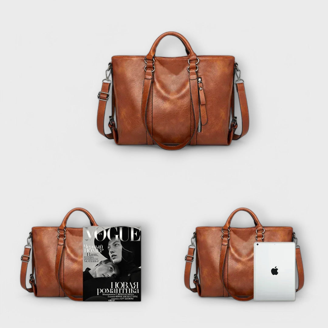 Cécile. – Grossi Lederhandtasche