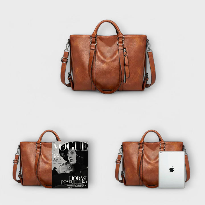 Cécile. – Grossi Lederhandtasche