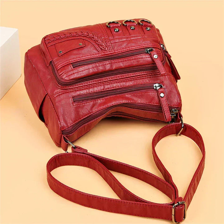 Olivia – Eleganti Schultertasche im Vintage-Stil