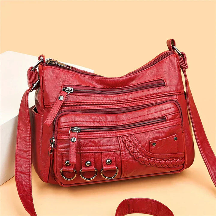 Olivia – Eleganti Schultertasche im Vintage-Stil