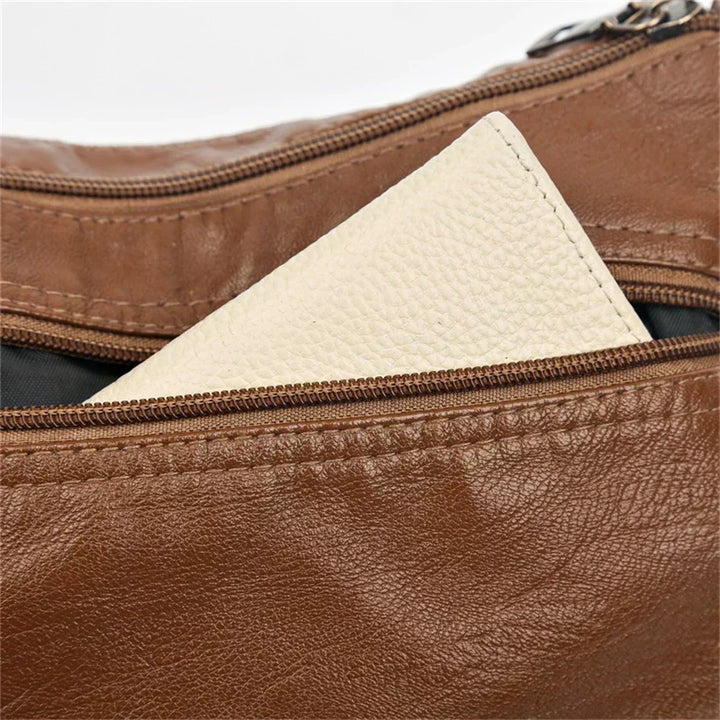 Olivia – Eleganti Schultertasche im Vintage-Stil