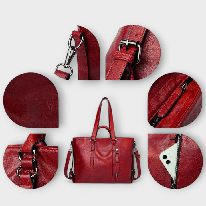 Cécile. – Grossi Lederhandtasche