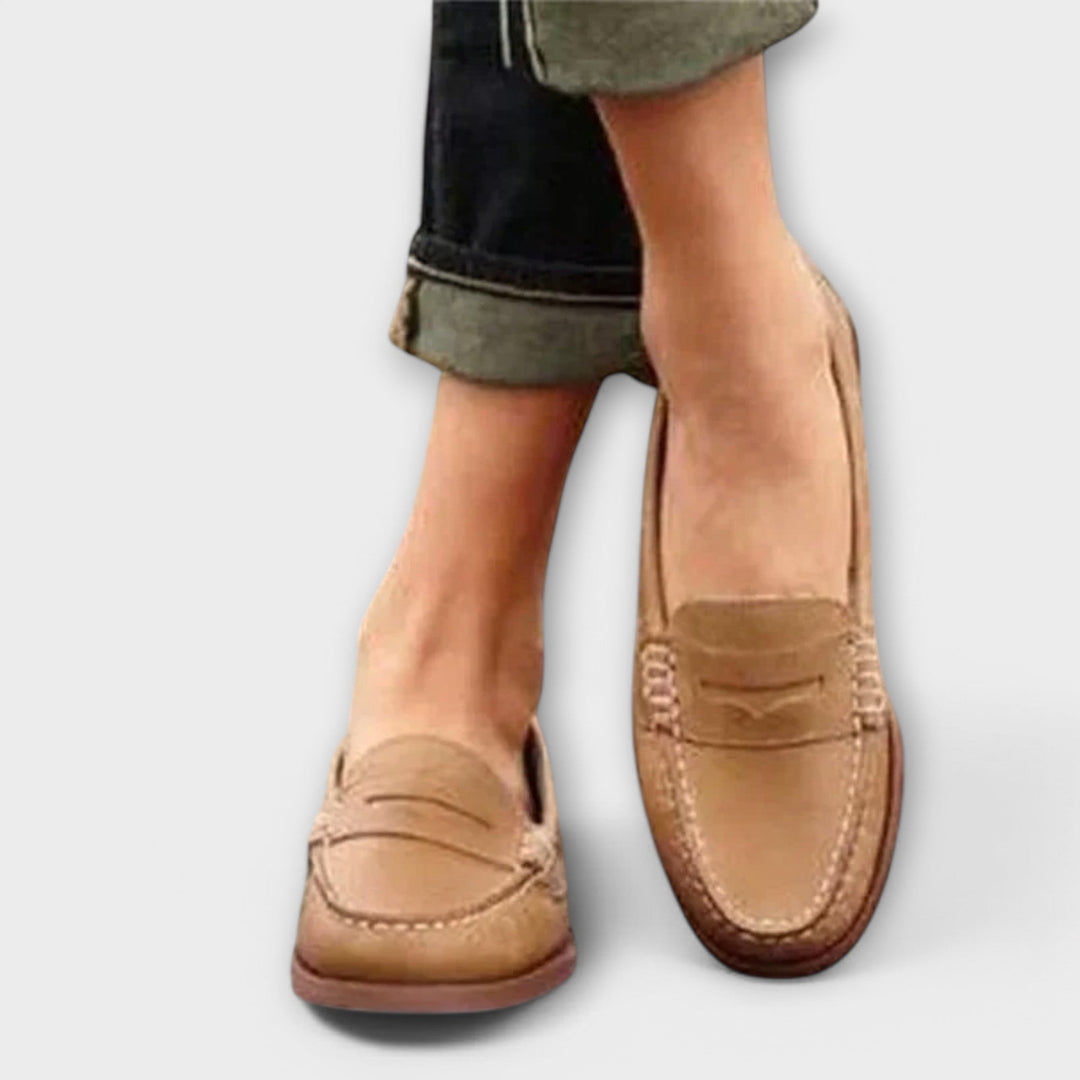 Gertrud – Klassischi bruun Loafers