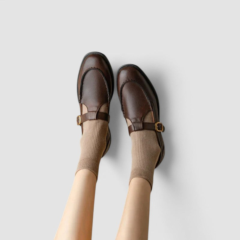 Zhelynne | Orthopädische Mary-Jane-Schuhe mit quadratischer Spitze