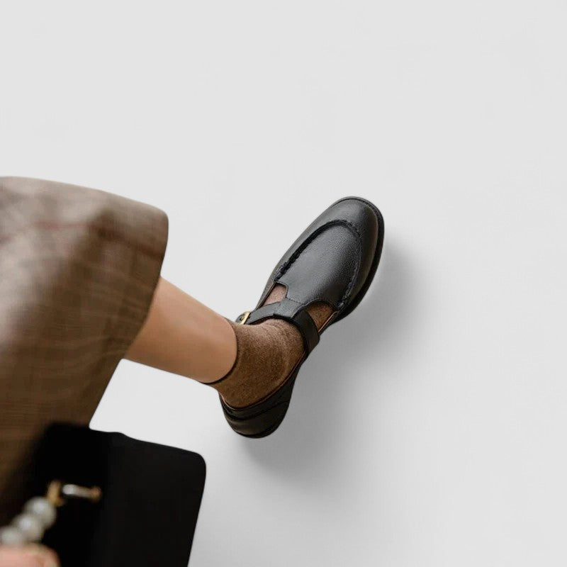 Zhelynne | Orthopädische Mary-Jane-Schuhe mit quadratischer Spitze