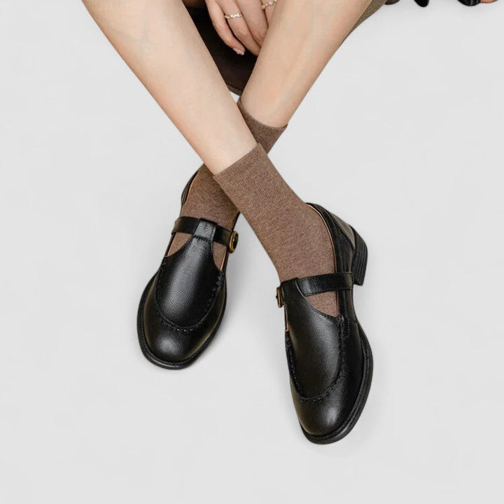 Zhelynne | Orthopädische Mary-Jane-Schuhe mit quadratischer Spitze