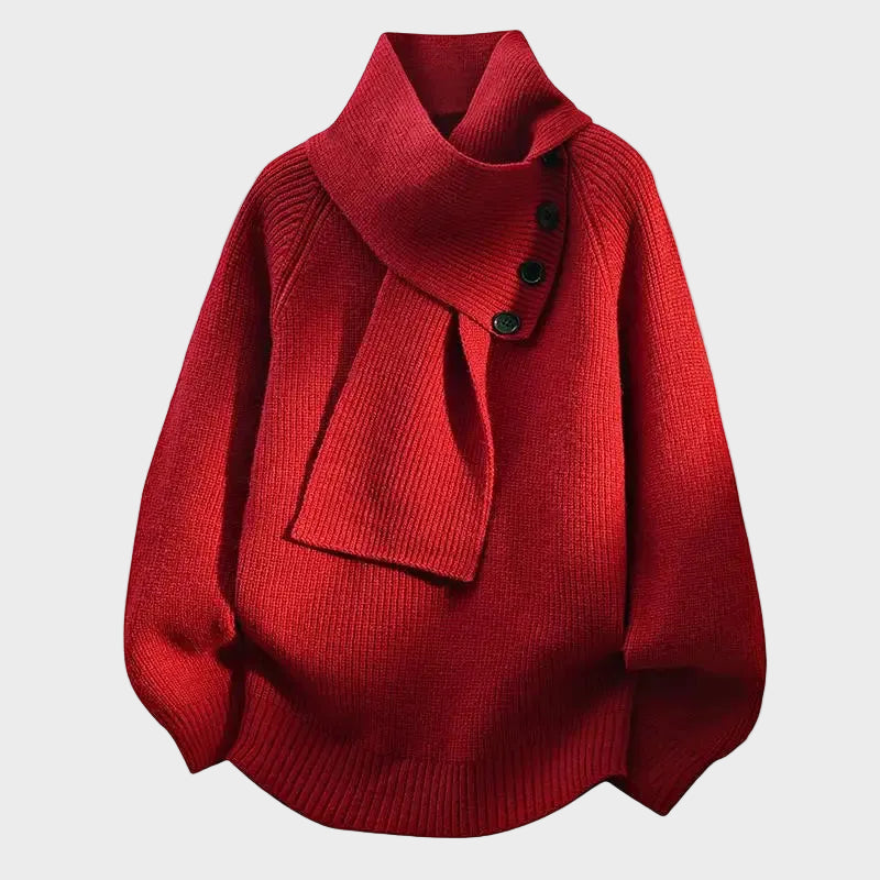 Arielle – Bequemer Pullover mit Schalkragen