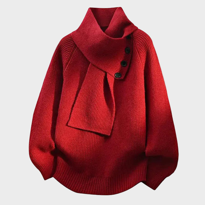 Arielle – Bequemer Pullover mit Schalkragen
