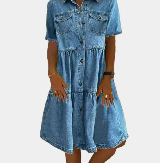 Sofie – Boho-Jeanschleid