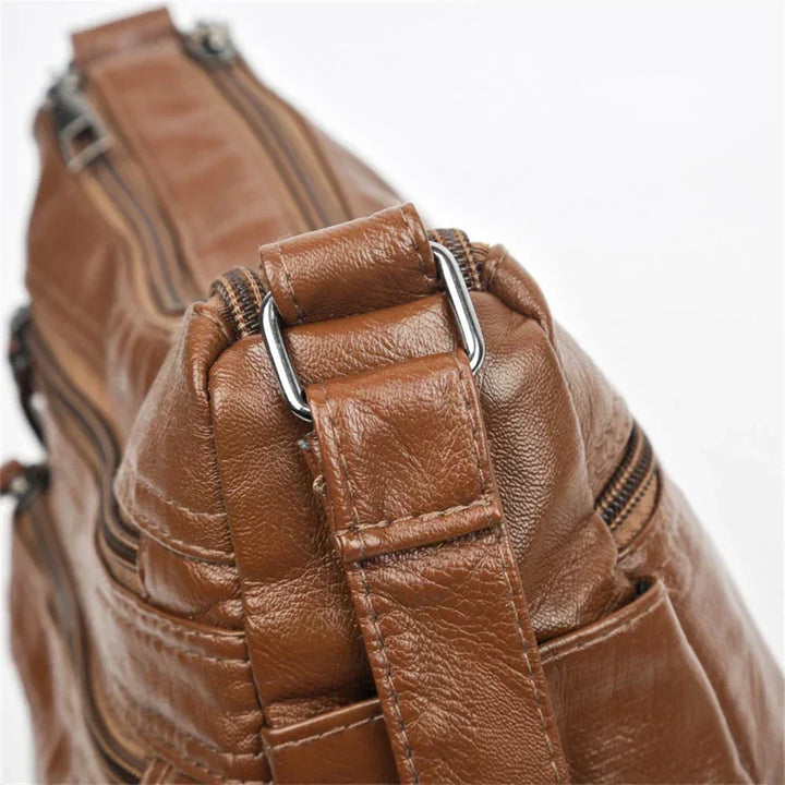 Olivia – Eleganti Schultertasche im Vintage-Stil