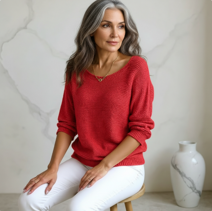 Lucienne™ – Bequemes, elegantes, fliessendes Alltagstop