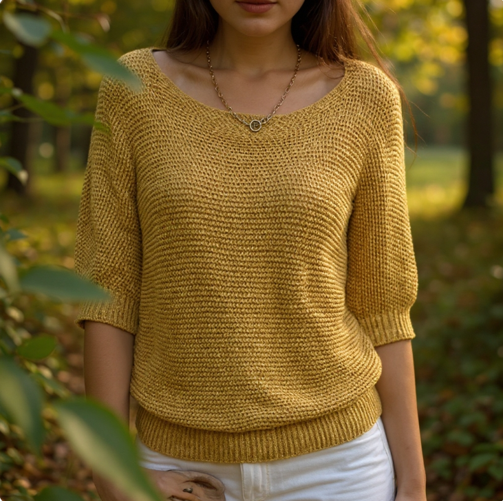 Lucienne™ – Bequemes, elegantes, fliessendes Alltagstop
