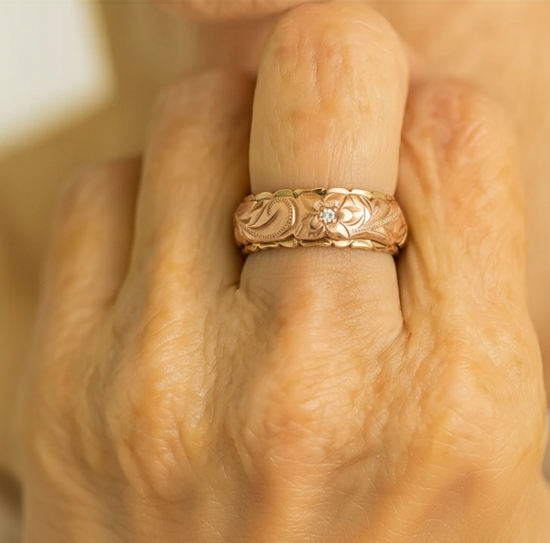 Elegante Goldring für jede Aalaag