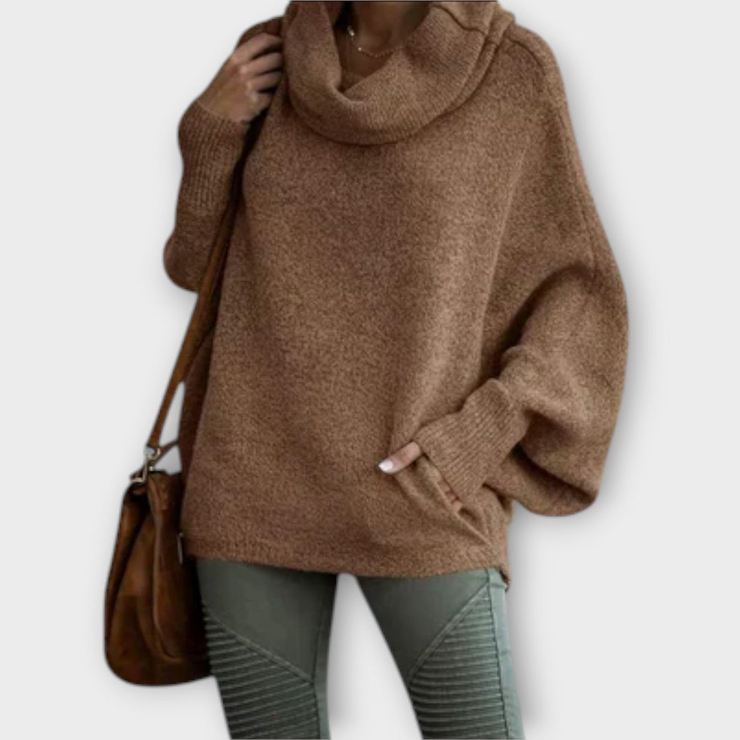Ulrike – Eleganter Damenpullover im Rollkragenstil