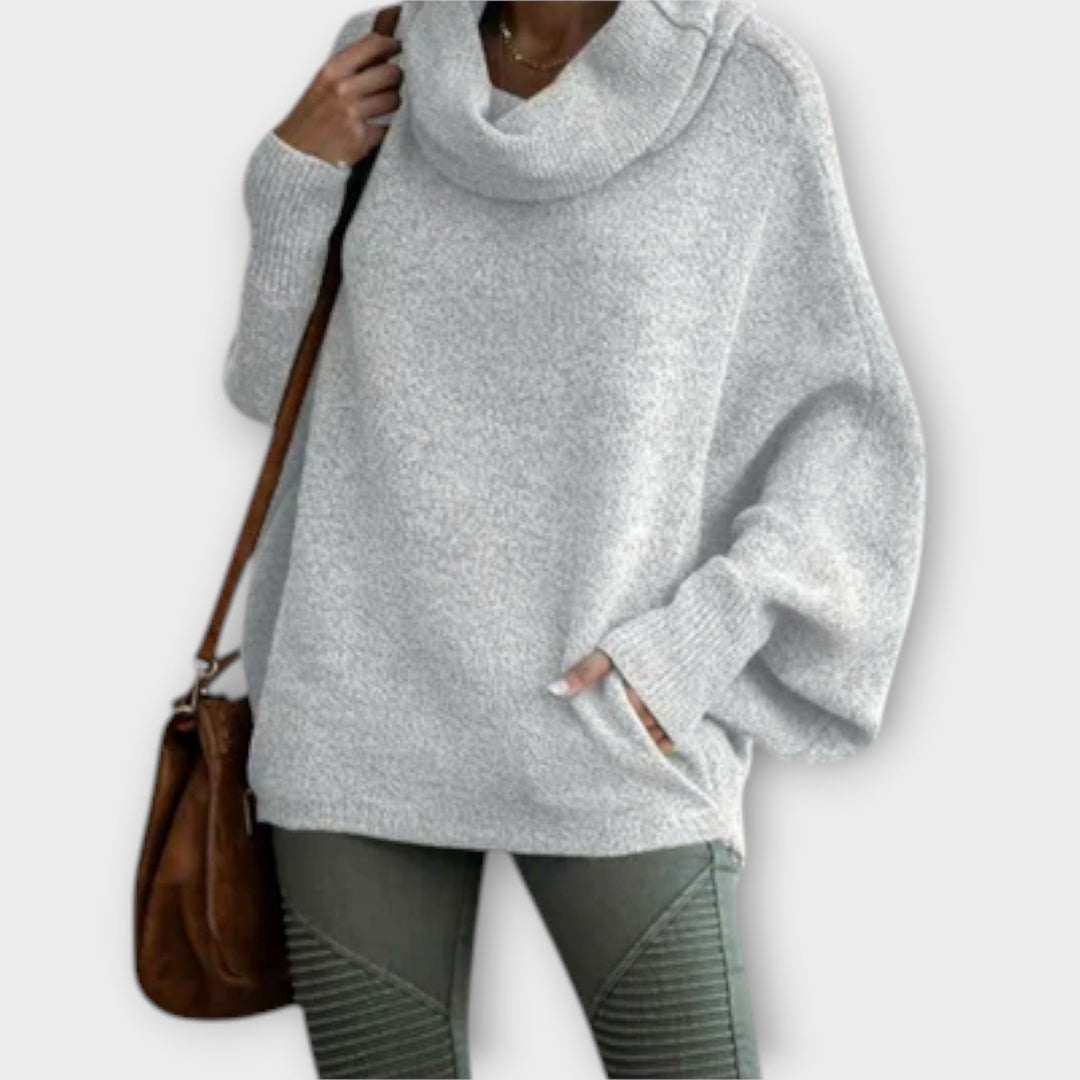Ulrike – Eleganter Damenpullover im Rollkragenstil