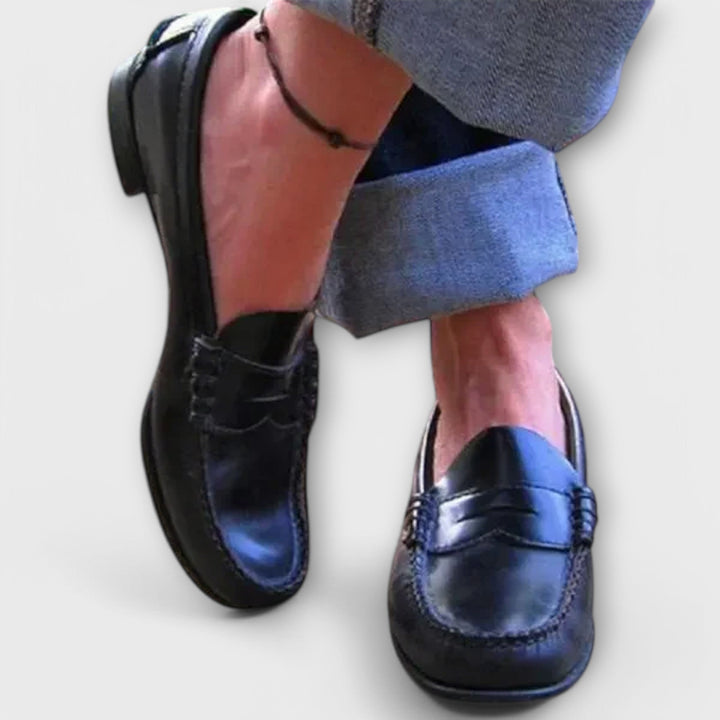 Gertrud – Klassischi bruun Loafers