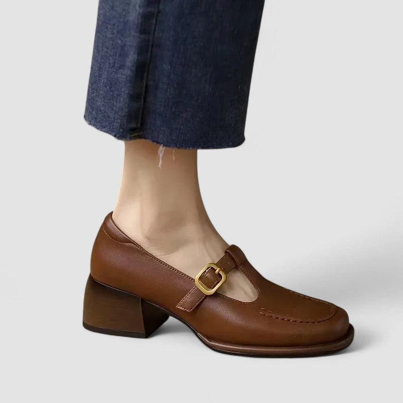 Kyrahnae | Mary-Jane-Schuhe mit orthopädischem T-Riemen
