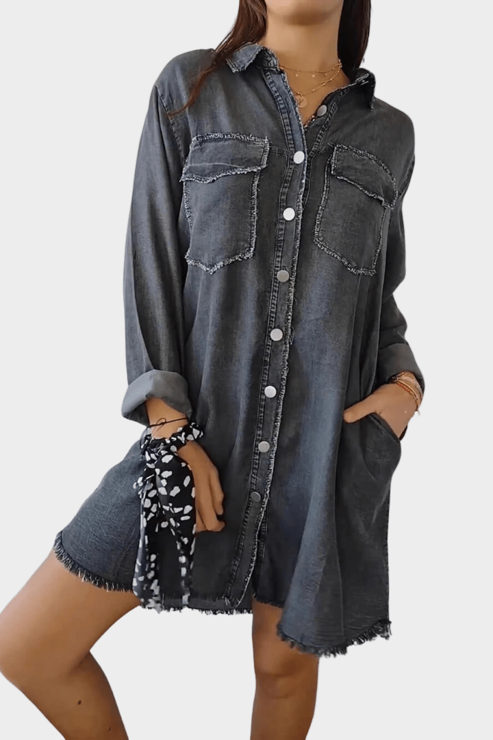 Sidsel – Jeans-Hemdchleid
