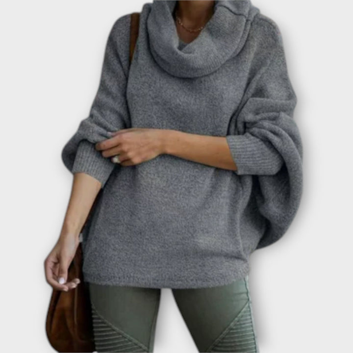 Ulrike – Eleganter Damenpullover im Rollkragenstil