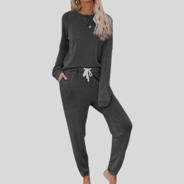 JOCELYN™ – Lässigs Set mit Langarmshirt und Trainerhose