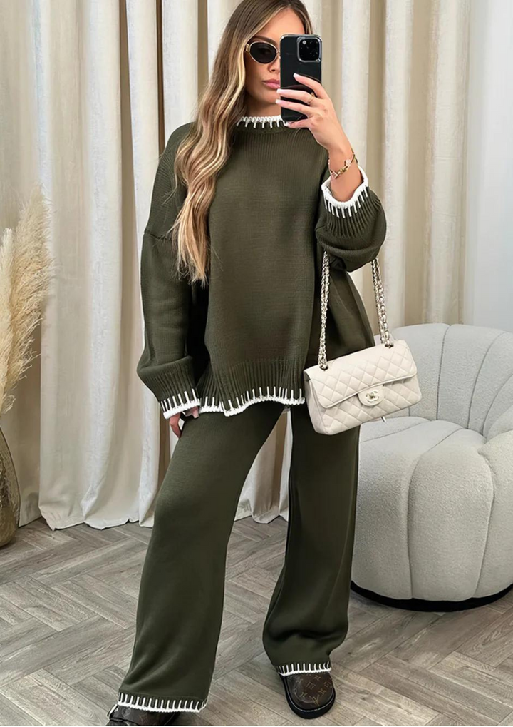 Übergrosses Damen-Loungewear-Set