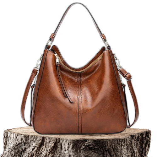 Lisa™ | Zeitlose Lederhandtasche