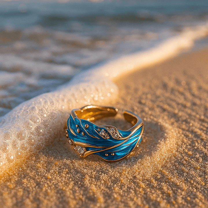 Vintage-Ring mit Kratzer