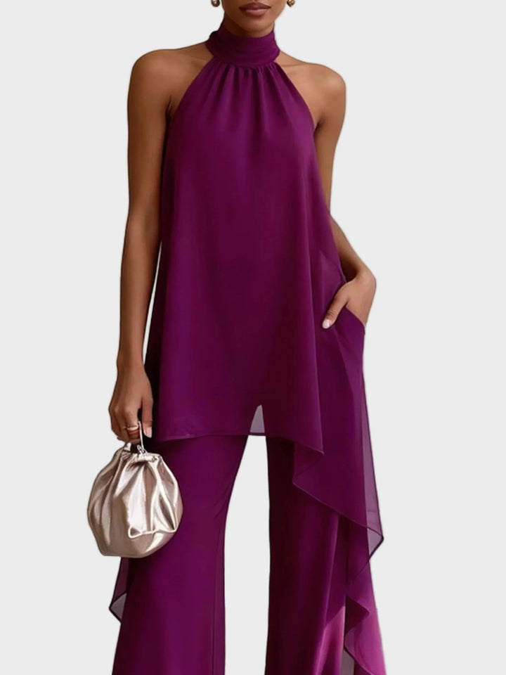 Viola – Elegants Halter-Set mit Hose