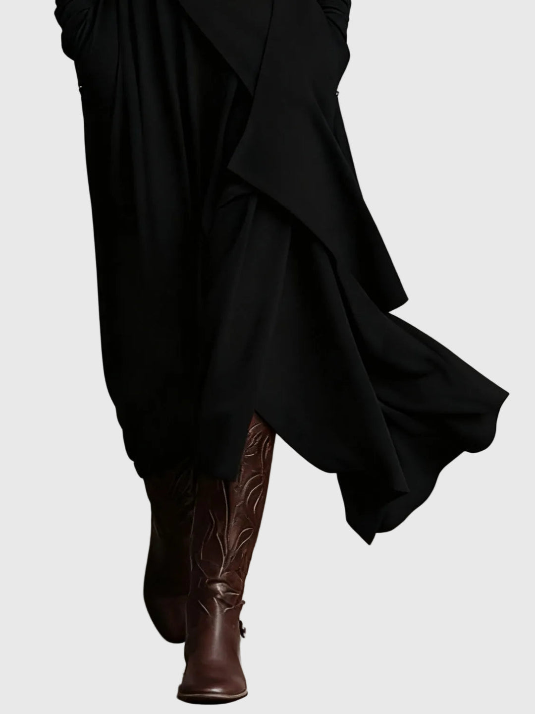 Violett | plissiertes Maxikleid