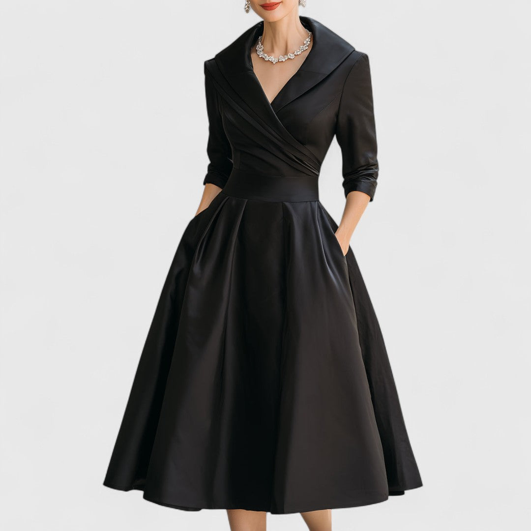 Nicole | Elegants Midi-Chleid