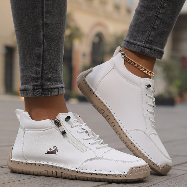 Mila – Bequemi orthopädischi Sneakers + Reissverschluss