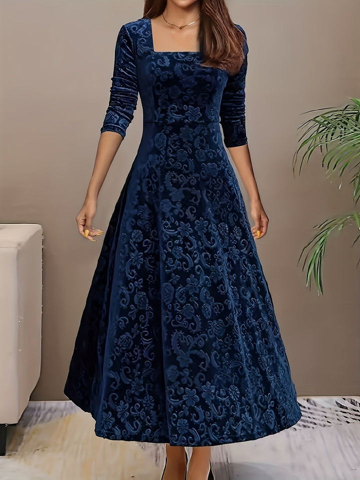 Julie | Elegants Maxichleid mit Muster