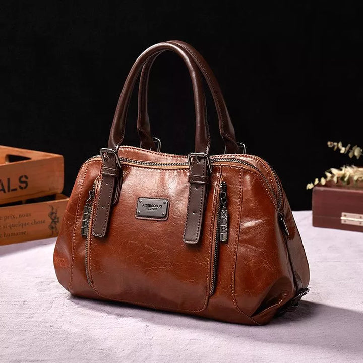 Katherine – luxuriösi Statement-Läderhandtasche