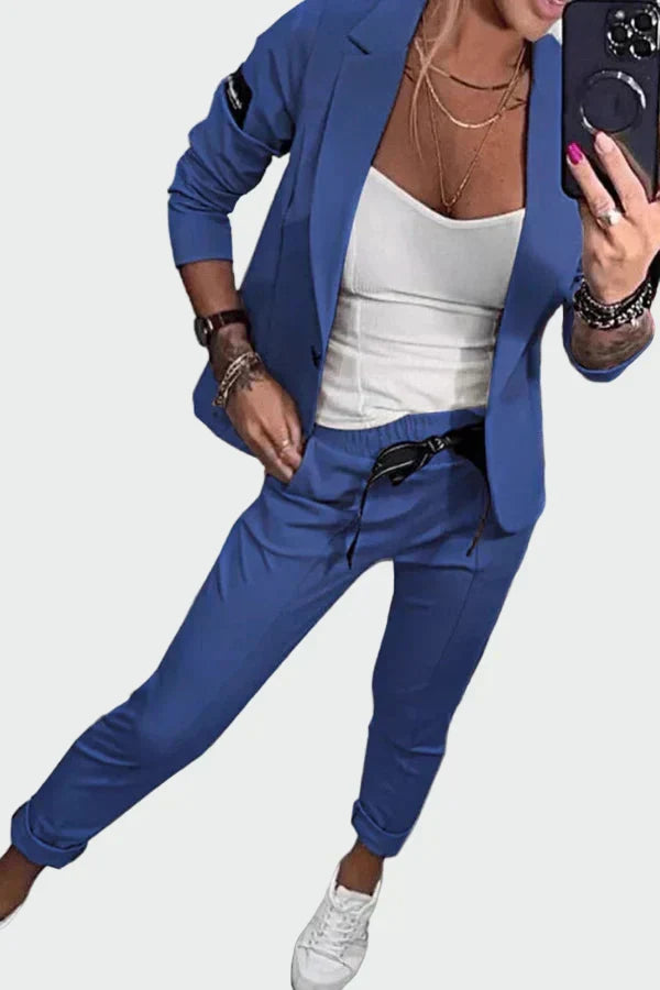 Ella – Lässigs Hose-und-Blazer-Set für Dame
