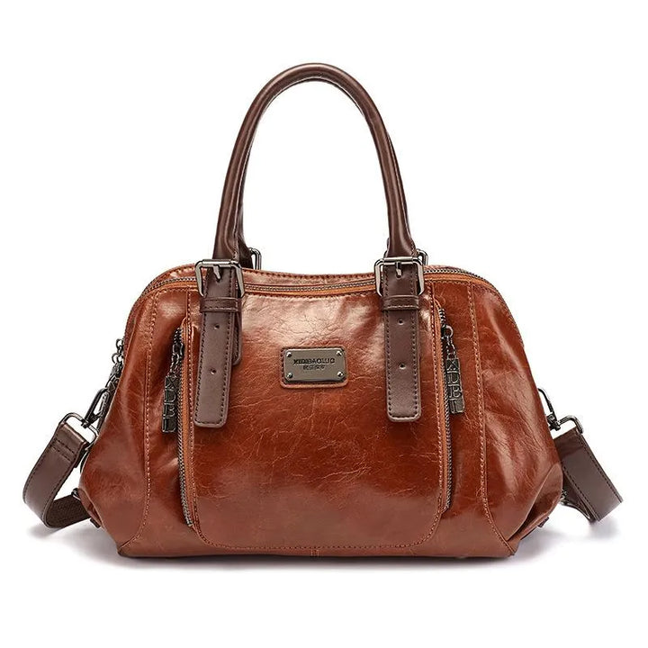 Katherine – luxuriösi Statement-Läderhandtasche
