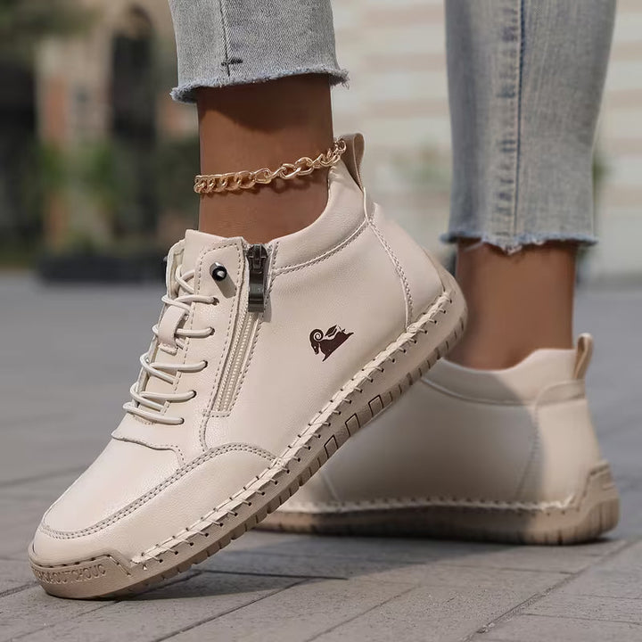 Mila – Bequemi orthopädischi Sneakers + Reissverschluss
