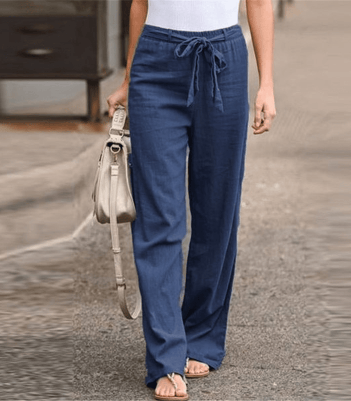 Joleen – Damen-Freizeitpants mit Kordelzug und elastischem Bund