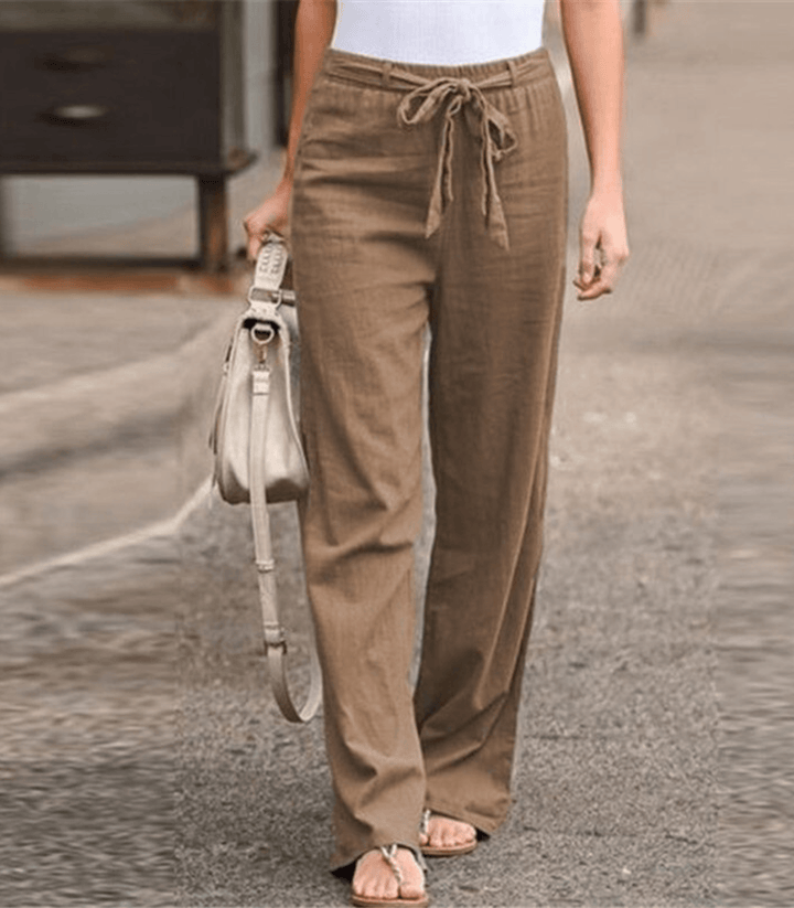 Joleen – Damen-Freizeitpants mit Kordelzug und elastischem Bund