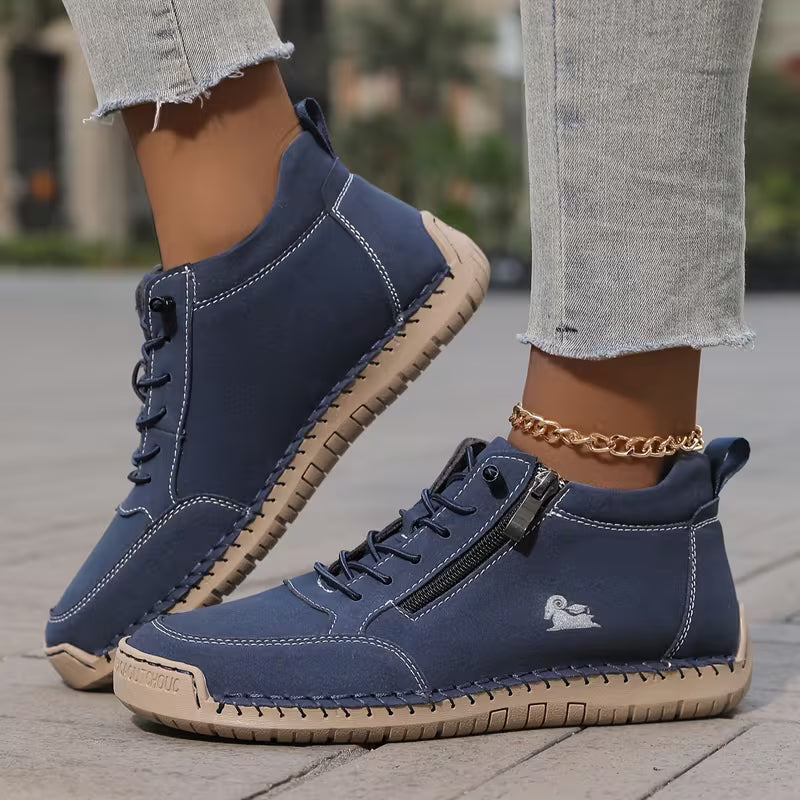 Mila – Bequemi orthopädischi Sneakers + Reissverschluss