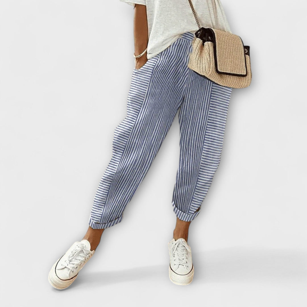 Sanne - Bequemi gstreifi Hose