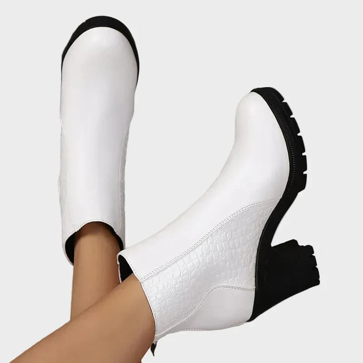 Katarzyna™ Schuhe mit dickem Absatz aus echtem Leder und Fussgewölbe-Unterstützung 💫