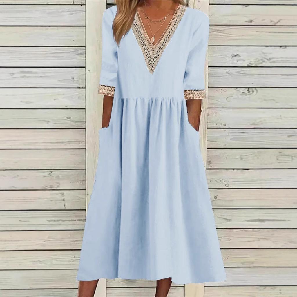 LIVIA | MIDILÄNGE SPITZENKLEID