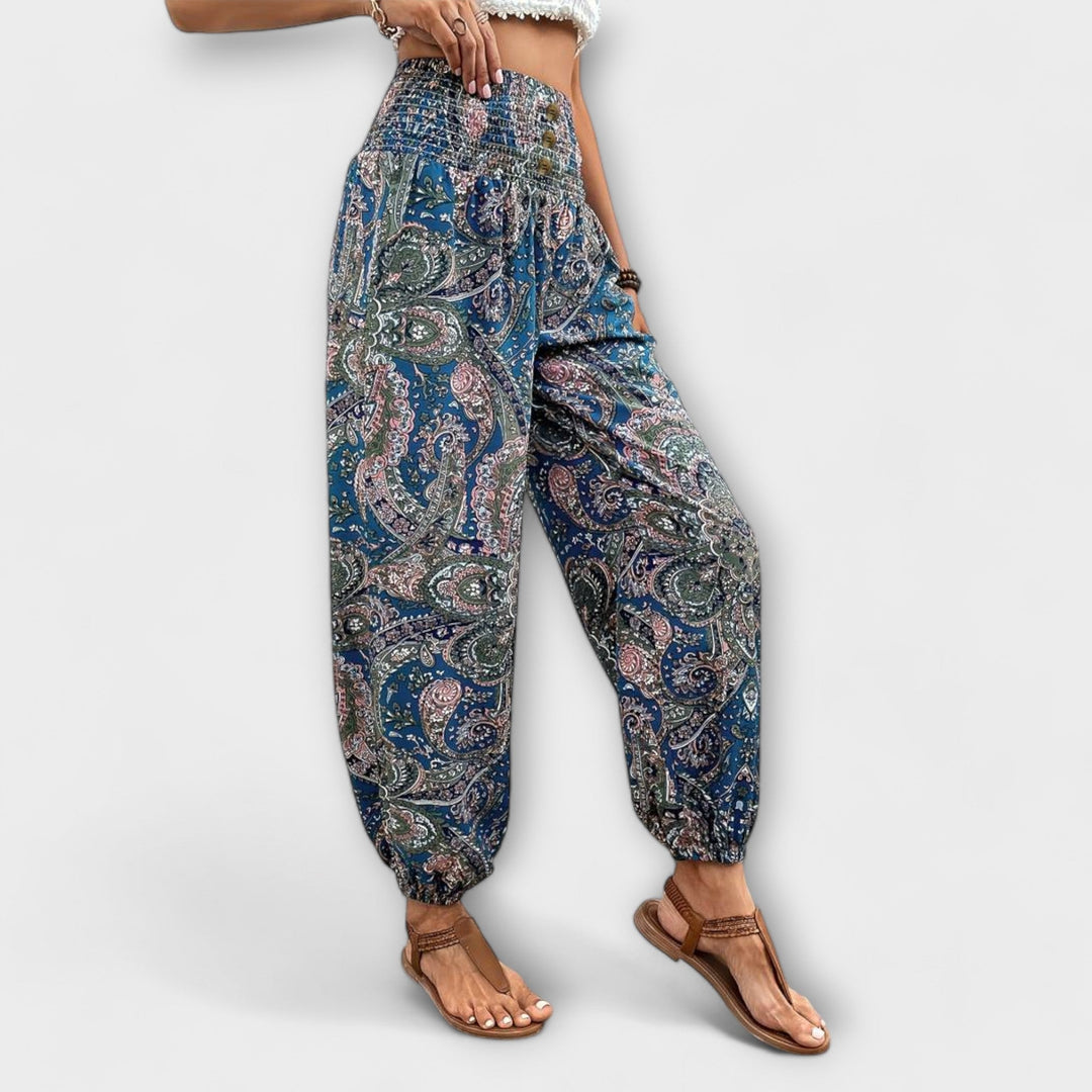 Anna – Hose mit ethnografischem Muster